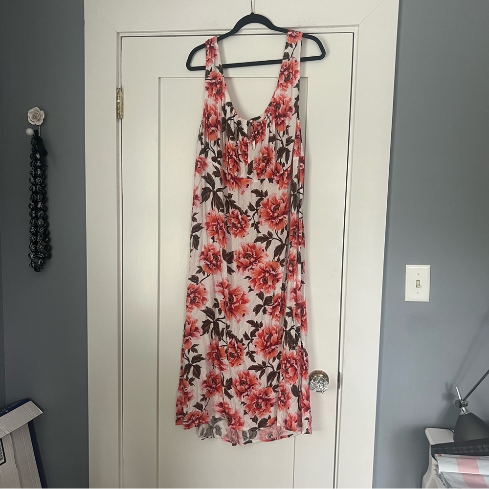 Old Navy linen blend midi dress